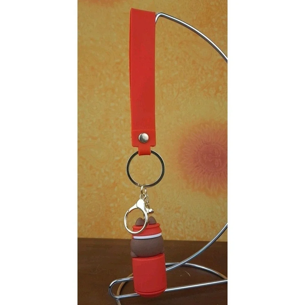 Labubu In Coca‎ Cola Can 3D PVC Keychain Backpack Clip 8